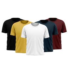 Men's Classic Crew Neck T-Shirt - 100% Cotton